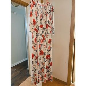 Floral maxi dress